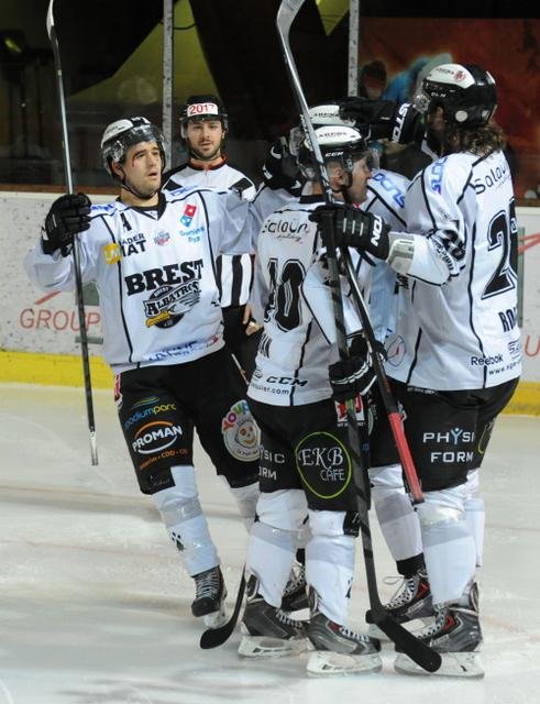 Photo hockey match Briançon  - Brest  le 17/02/2015