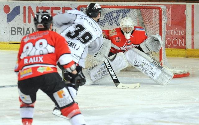 Photo hockey match Briançon  - Brest  le 17/02/2015