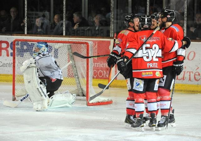 Photo hockey match Briançon  - Brest  le 17/02/2015