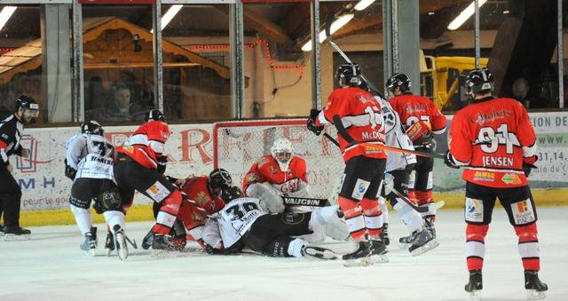 Photo hockey match Briançon  - Brest  le 17/02/2015