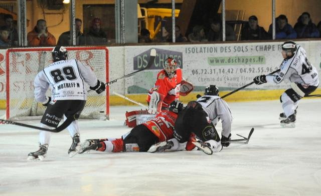 Photo hockey match Briançon  - Brest  le 18/02/2015