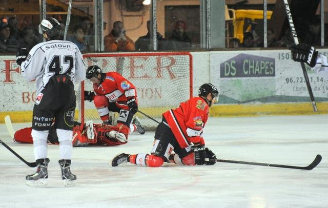 Photo hockey match Briançon  - Brest  le 18/02/2015