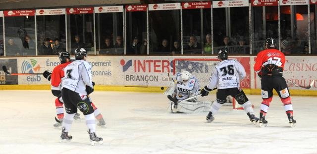 Photo hockey match Briançon  - Brest  le 18/02/2015