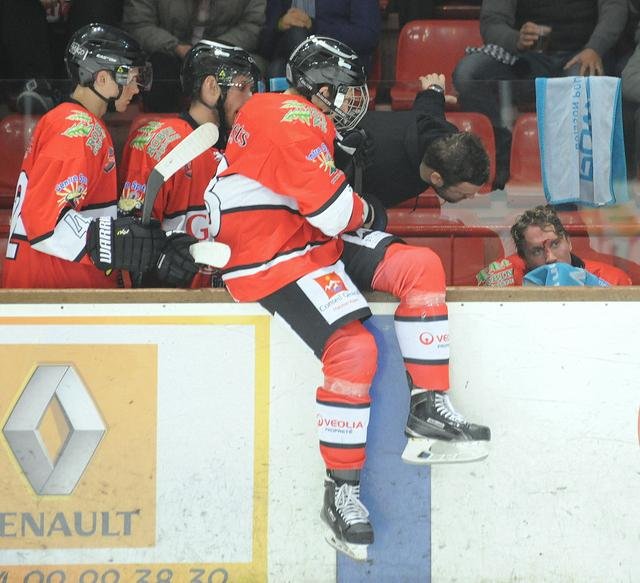 Photo hockey match Briançon  - Brest  le 18/02/2015