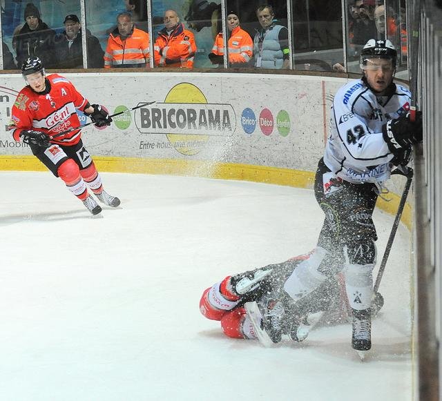 Photo hockey match Briançon  - Brest  le 18/02/2015
