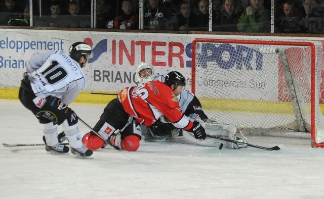 Photo hockey match Briançon  - Brest  le 18/02/2015