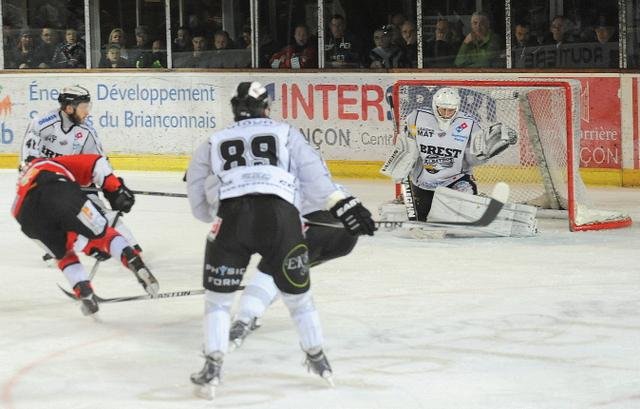 Photo hockey match Briançon  - Brest  le 18/02/2015