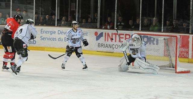 Photo hockey match Briançon  - Brest  le 18/02/2015
