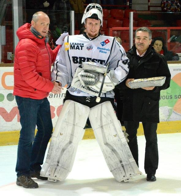 Photo hockey match Briançon  - Brest  le 18/02/2015