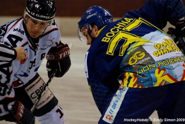 Photo hockey match Dijon  - Angers  le 10/01/2009