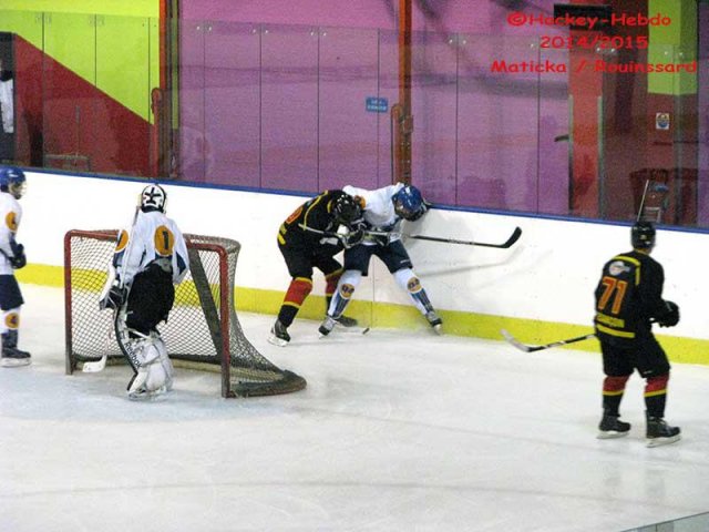 Photo hockey match Besançon - Champigny-sur-Marne le 21/02/2015