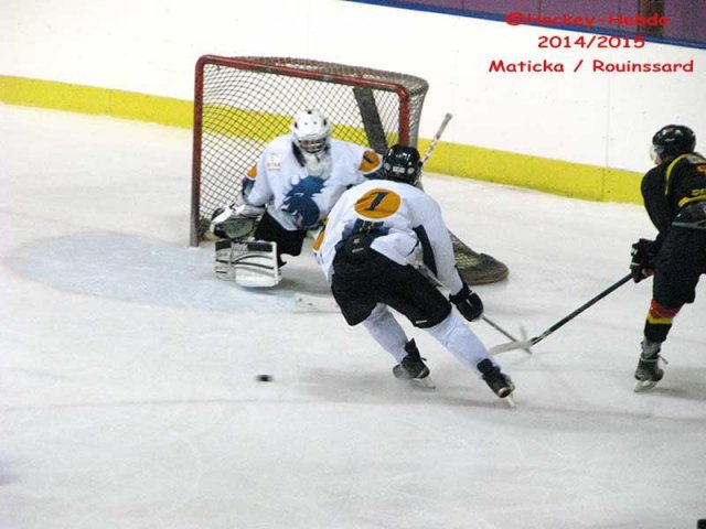 Photo hockey match Besançon - Champigny-sur-Marne le 21/02/2015