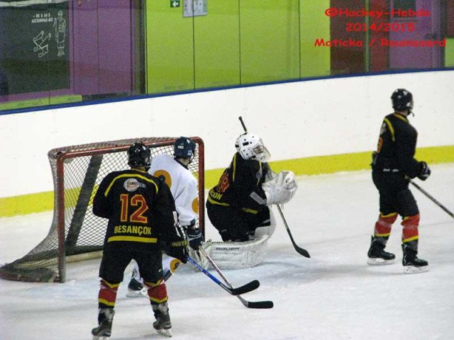 Photo hockey match Besançon - Champigny-sur-Marne le 21/02/2015