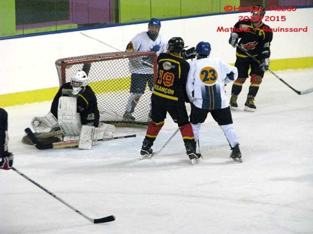 Photo hockey match Besançon - Champigny-sur-Marne le 21/02/2015