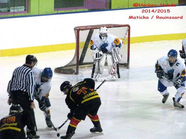 Photo hockey match Besançon - Champigny-sur-Marne le 21/02/2015