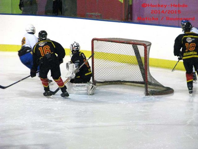 Photo hockey match Besançon - Champigny-sur-Marne le 21/02/2015