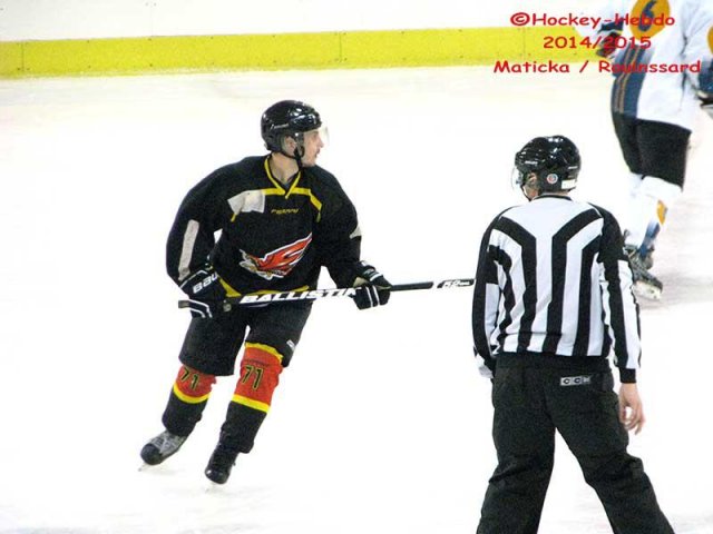 Photo hockey match Besançon - Champigny-sur-Marne le 21/02/2015