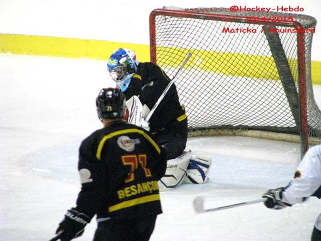 Photo hockey match Besançon - Champigny-sur-Marne le 21/02/2015