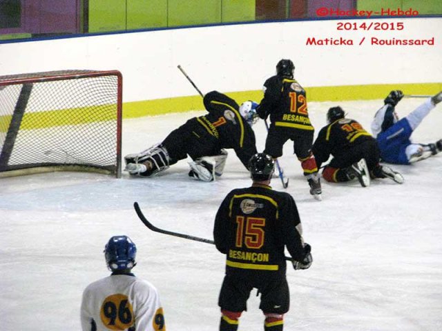 Photo hockey match Besançon - Champigny-sur-Marne le 21/02/2015