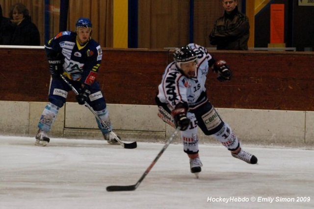 Photo hockey match Dijon  - Angers  le 10/01/2009