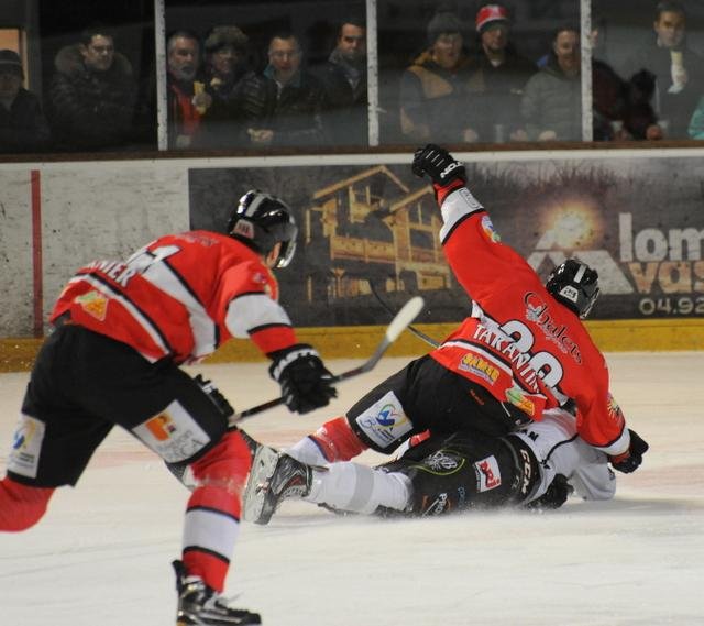 Photo hockey match Briançon  - Brest  le 24/02/2015