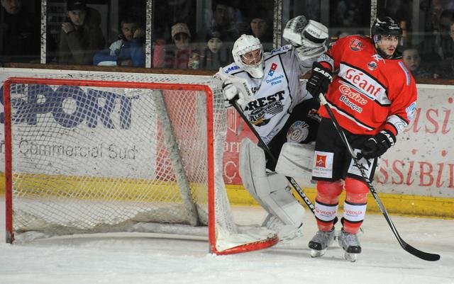 Photo hockey match Briançon  - Brest  le 24/02/2015