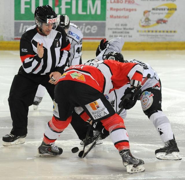 Photo hockey match Briançon  - Brest  le 24/02/2015