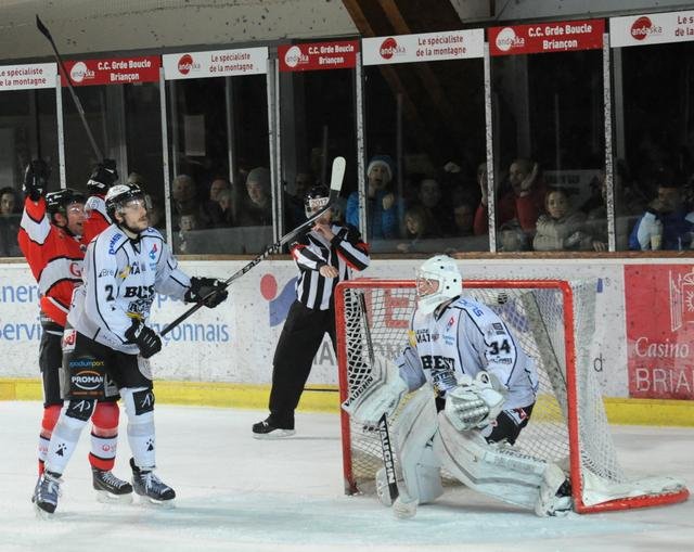 Photo hockey match Briançon  - Brest  le 24/02/2015