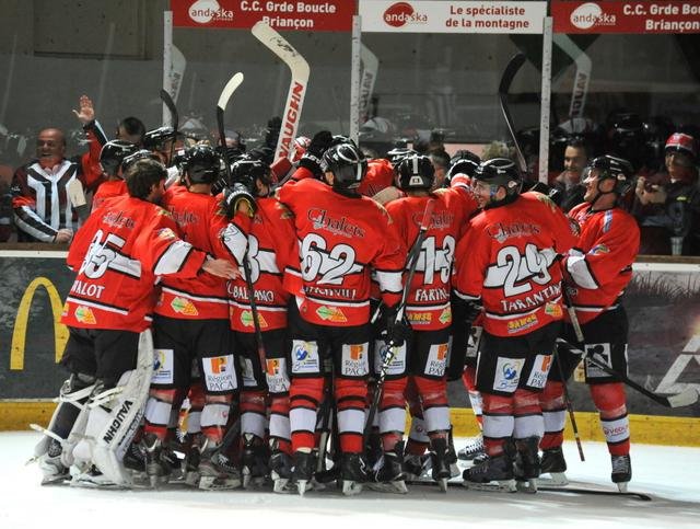Photo hockey match Briançon  - Brest  le 24/02/2015