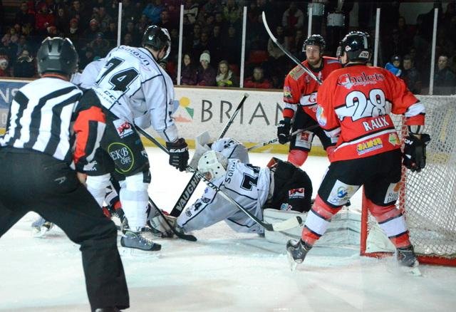 Photo hockey match Briançon  - Brest  le 24/02/2015