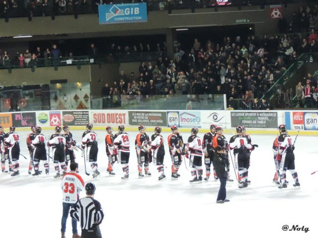 Photo hockey match Bordeaux - Mulhouse le 24/02/2015