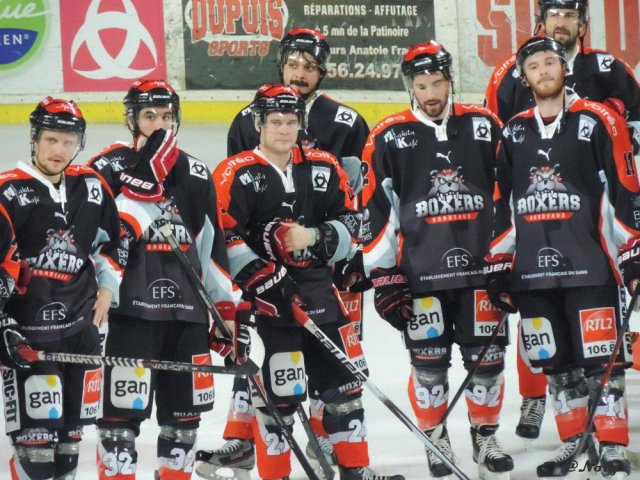 Photo hockey match Bordeaux - Mulhouse le 24/02/2015