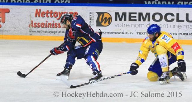 Photo hockey match Grenoble  - Dijon  le 27/02/2015
