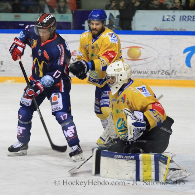 Photo hockey match Grenoble  - Dijon  le 27/02/2015