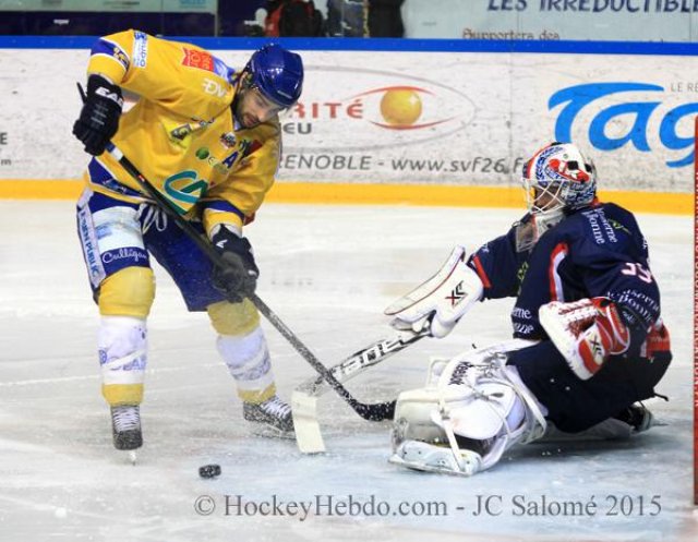 Photo hockey match Grenoble  - Dijon  le 27/02/2015
