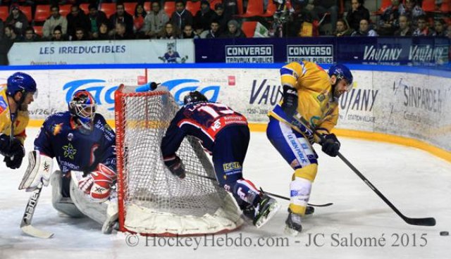 Photo hockey match Grenoble  - Dijon  le 27/02/2015