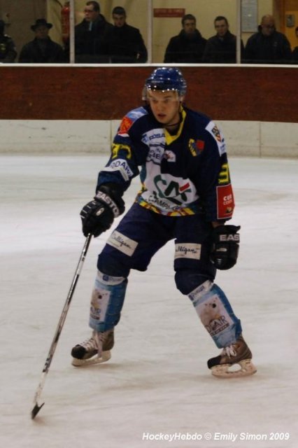 Photo hockey match Dijon  - Angers  le 10/01/2009
