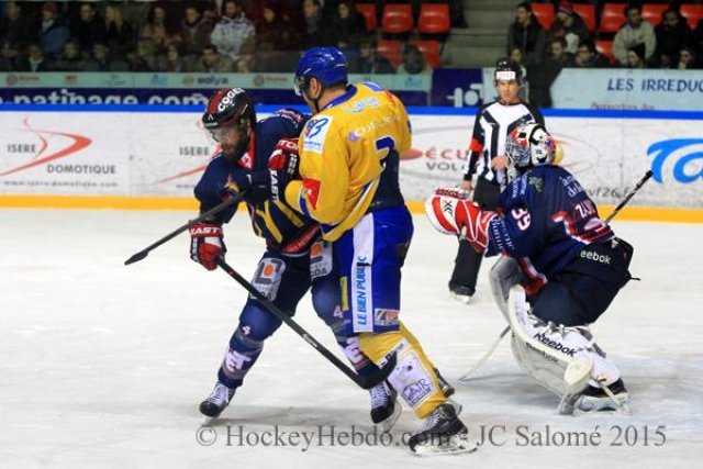 Photo hockey match Grenoble  - Dijon  le 27/02/2015