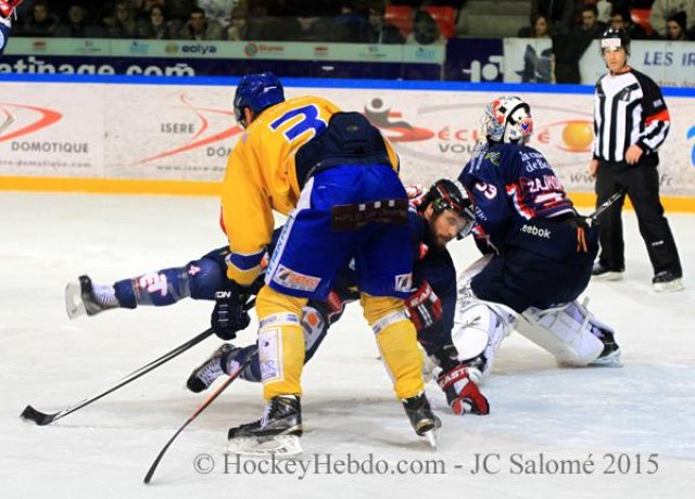 Photo hockey match Grenoble  - Dijon  le 27/02/2015