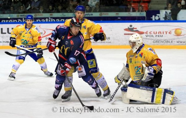 Photo hockey match Grenoble  - Dijon  le 27/02/2015