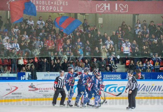 Photo hockey match Grenoble  - Dijon  le 27/02/2015