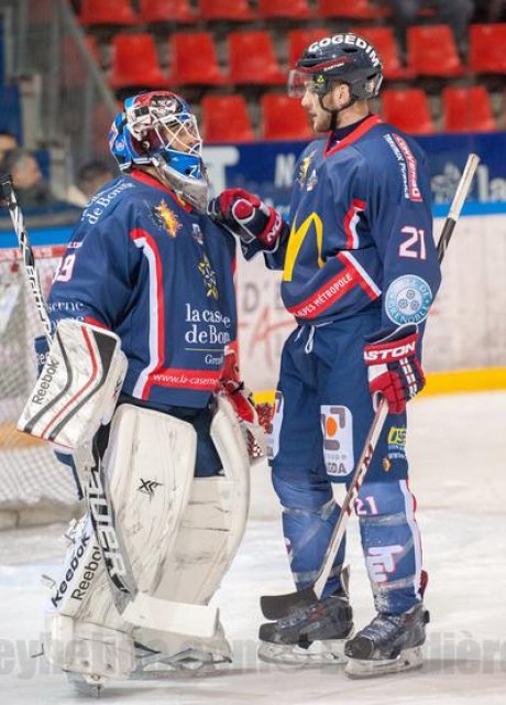 Photo hockey match Grenoble  - Dijon  le 27/02/2015