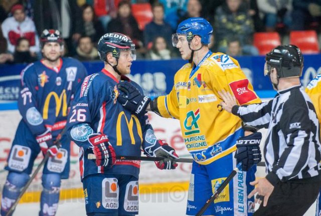 Photo hockey match Grenoble  - Dijon  le 27/02/2015