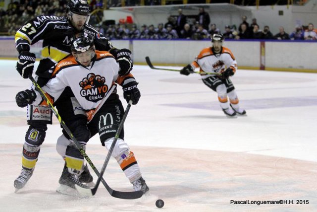Photo hockey match Rouen - Epinal  le 27/02/2015