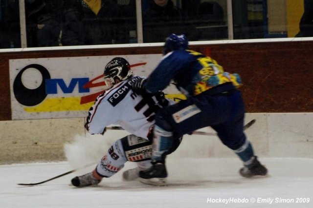 Photo hockey match Dijon  - Angers  le 10/01/2009