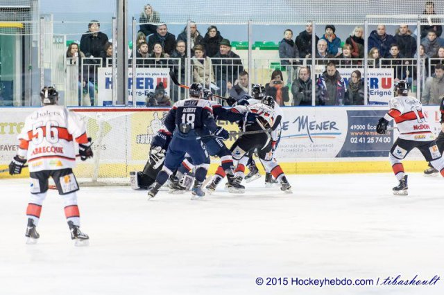 Photo hockey match Angers  - Briançon  le 28/02/2015