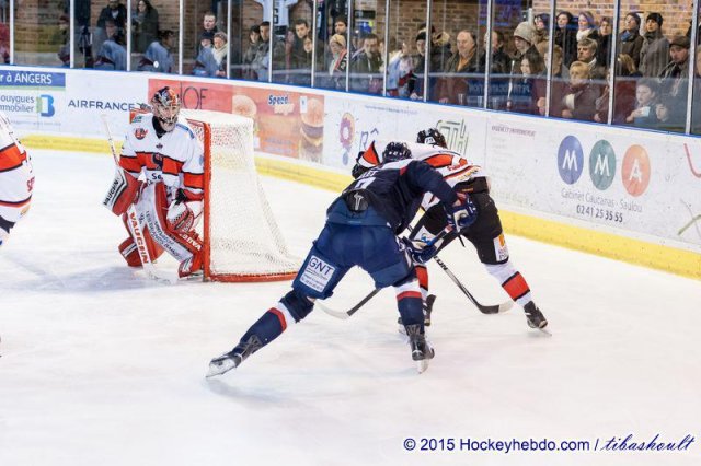Photo hockey match Angers  - Briançon  le 28/02/2015