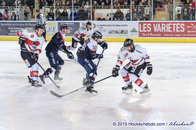 Photo hockey match Angers  - Briançon  le 28/02/2015