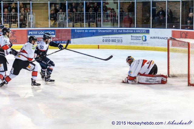 Photo hockey match Angers  - Briançon  le 28/02/2015