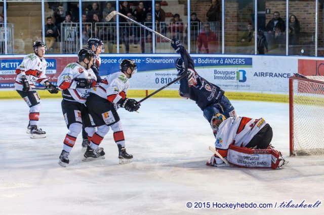 Photo hockey match Angers  - Briançon  le 28/02/2015